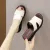 Hollow Out Wedges Platform Sandals Genuine Leather Slip on Peep Toe For Women's - Fashion | Women's Footwear |