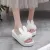 2023 Summer Hairy Cute Rabbit Fur Slippers Women Thick Soled Outdoor Flat Platform Sandals - Fashion |