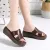 2023 Luxurious Women Summer Slippers Casual Shoes Genuine Leather Wedge Platform Fashion Summer Shoes