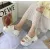 Luxurious 9cm / 3.5 Inch Height Wedge Slippers Fashion Outdoor Wear Thick Bottom Platform Slides Comfortable Sandal