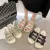 Summer Slippers Women's Sandals 2021 Stitching Surface Buckle Thick Bottom Beach Slides - Fashion | Women's Footwear |
