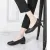2023 Women's Pumps Profession Shoes Women Ladies Working Shoes Slip On Bank Hotel Footwear - Fashion |