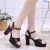 Black High Heeled Casual Buckle Strap Fashion Sandals For Women | Women's Footwear |