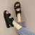 Korean Hook & Loop Open Toes Fashion Mesh Breathable Platform Comfortable Non-Slip Casual Sandal - Fashion |