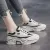 Fabulous Women Spring Autumn Leather Walking Shoes Breathable Lace Up Fashion Shoes ( Genuine ) - Fashion |
