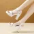 Amazing High Heels One-line Buckle Platform Fashion High Heels Thick Heel Metal Decorative Sandals For Women's