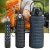 3 in 1 Motivational Sports large capacity Water Bottles (2000ml-900ml-280ml) Lock Feature & Top Lid with Times Drink for Office/Home/Sports/outdoor