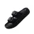 Ladies Slippers Double Buckle Slide EVA Jelly Sandals Summer Casual Flats
