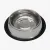 25cm Base Stainless Steel Pet Feeding Bowl with Rubber Base For Cats And Dogs
