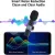 K9 Dual Mic Wireless Professional Microphone | Type-C & Lightning Lavalier Mic for Live & Video Recording