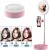 Live Makeup Multipurpose Desk Lamp |Ring Light 6inch Fill Light 64LED USB Desktop Lamp Dimmable with Mirror Phone Holder Extendable Stand for Selfie Makeup