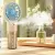 New 2 in 1 Portable Mini Humidity Fan With Water Humidity Noiseless Hand Fan Lightweight Portable Handheld Cooling Fan USB Rechargeable Fan