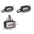 Multipurpose Clear washbag Pouch Set of 3 â Transparent Makeup and Wash Bag for Travel, Waterproof Cosmetic Organizer, and Toiletry Storage Kit.