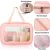 Multipurpose Clear washbag Pouch Set of 3 â Transparent Makeup and Wash Bag for Travel, Waterproof Cosmetic Organizer, and Toiletry Storage Kit.
