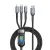 3-in-1 USB 100W Fast Charging Cable | Type-C + Lightning + Micro USB | High-Speed Data Sync | 1.2 Meter | Universal Charging Cable
