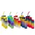 3 in 1 Portable Gradient Color Water Bottle Straw Sports Water Bottle Set, Ideal For Outdoor Fitness Family Camping Party