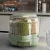 6-Grid Rotating Food Dispenser - Rotating Rice Bucket Rice Storage Tank, Stackable Food Storage Containers