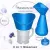 Face Nose and Cough Steamer 3 in Plastic Steam Vaporizer Nozzle Inhaler Facial Sauna and Facial Steamer Machine for Adults and Kids