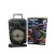 BlueSpeed BS-118 Wireless Speaker with LED Lights, Wireless Mic, USB & Memory Card Support