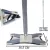 Microfiber Squeeze Mop for Floor Cleaning Hand-Free Wash Self Wringing Flat Mop