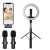 NeePho NP-L14 Ring Light & K9  Dual MIC Wireless Professional Microphone Combo