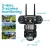 Three Lens 15 MP WiFi IP Camera HD Full Color Night Vision CCTV proCamera