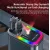 5-in-1 Starry Sky Dual Telescopic Fast Car Charger