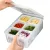 6-Compartment Fridge & Kitchen Storage Box | Vegetable Crisper with Drainage | Stackable Food Organizer