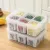 6-Compartment Fridge & Kitchen Storage Box | Vegetable Crisper with Drainage | Stackable Food Organizer