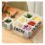 6-Compartment Fridge & Kitchen Storage Box | Vegetable Crisper with Drainage | Stackable Food Organizer