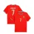 New National Ronaldo 7 Printed Portugal Home A Grade Football Jersey Set For Men |Men's Football Jersey