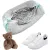 Reusable Plush Shoe Washing Machine Bag with Zipper