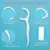 Premium Dental Floss Picks with Toothpick Tip