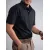 Black Wrinkle Free Polo T-Shirt