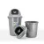 Push Lid Plastic Dustbin-32L