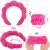 Cute Plush Spa Headband & Wristband Set