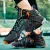 Men's Basketball Shoes Fashion Mosaic Color Basketball Shoes Breathable Non-Slip Running Shoes