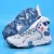 Men's Basketball Shoes Fashion Mosaic Color Basketball Shoes Breathable Non-Slip Running Shoes