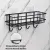 Stainless Steel 4 Hook Bathroom Wall Shelf