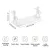 Luteti Wall Mounted Shelf, Bathroom Rack, Bathroom Shelf Organizer, Multi-Purpose Wall Mount Floating Shelf Wall Mounted Storage Shelf for Kitchen, Bathroom, Bedroom, Office (Pack of 1)
