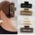 Matte Finish Large Size Hair Claw Clip for Women & Girls | Strong Grip Non-Slip Hair Catcher for Thick & Long Hair | Styling Accessory_Hair_Claw