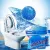 Tablets automatic flush toilet bowl cleaner tablets, bathroom toilet tank cleaner, powerful cleaning ball toilet blue deep clean bubbles, mild lemon scent (Pack of 10)