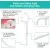 Leioua Dental Floss Picks 300 Counts Unflavored Durable Disposable Floss Threaders Pro Health Sticks for Adults and Kids 6 Travel Handy Cases