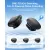 UGETUS Mini Wireless Lavalier Microphone for iPhone/Android/PC/Tablets, Lapel Mics with USB-C/Lightning Plug, AI Noise Cancelling, Magnetic Mic, 40H Battery Life with Charging Case for Stream, Vlog, TikTok