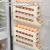 Rolling Egg Holder Dispenser Space-saving Food Storage Container Kitchen Fridge Organizer Bin