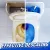 Tablets automatic flush toilet bowl cleaner tablets, bathroom toilet tank cleaner, powerful cleaning ball toilet blue deep clean bubbles, mild lemon scent (Pack of 10)