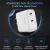 Miccell 45W GaN Technology Dual USB-C PD Power Delivery Wall Charger - White