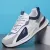 Casual Leather Shoes Lace Lightweight Comfortable Breathable Men's Walking Sneakers