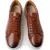Men's Leather Fashion Sneaker British Style Polished Casual Shoes Lace Up Retro Comfortable Business Oxford Dressy Shoe.