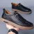 Men's Board Shoes | Fashion Black and White Male Casual Walking Footwear